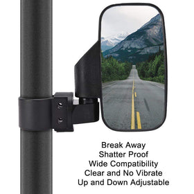 ISSYZONE mirror tilted showing 360-degree adjustability for optimal sightlines