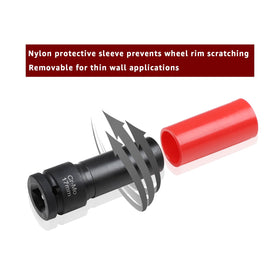 ITEQ long-reach 85mm side profile reaching recessed lug bolts effectively