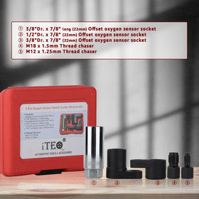 ITEQ low-profile crowfoot angle view demonstrating tight-space fit