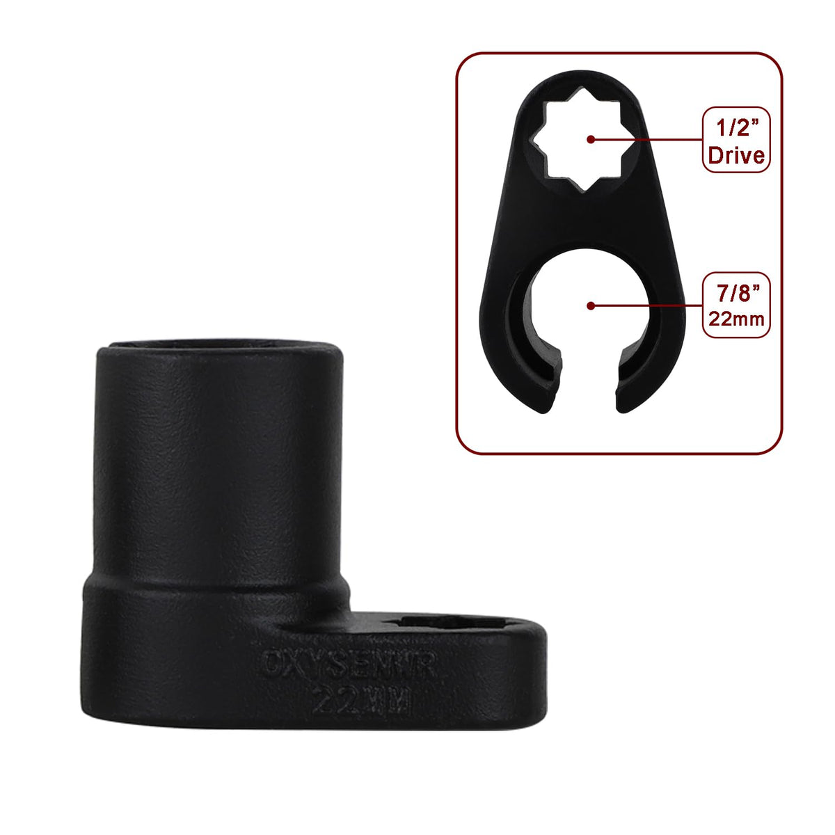 ITEQ socket side cutout showing wire clearance to protect harness