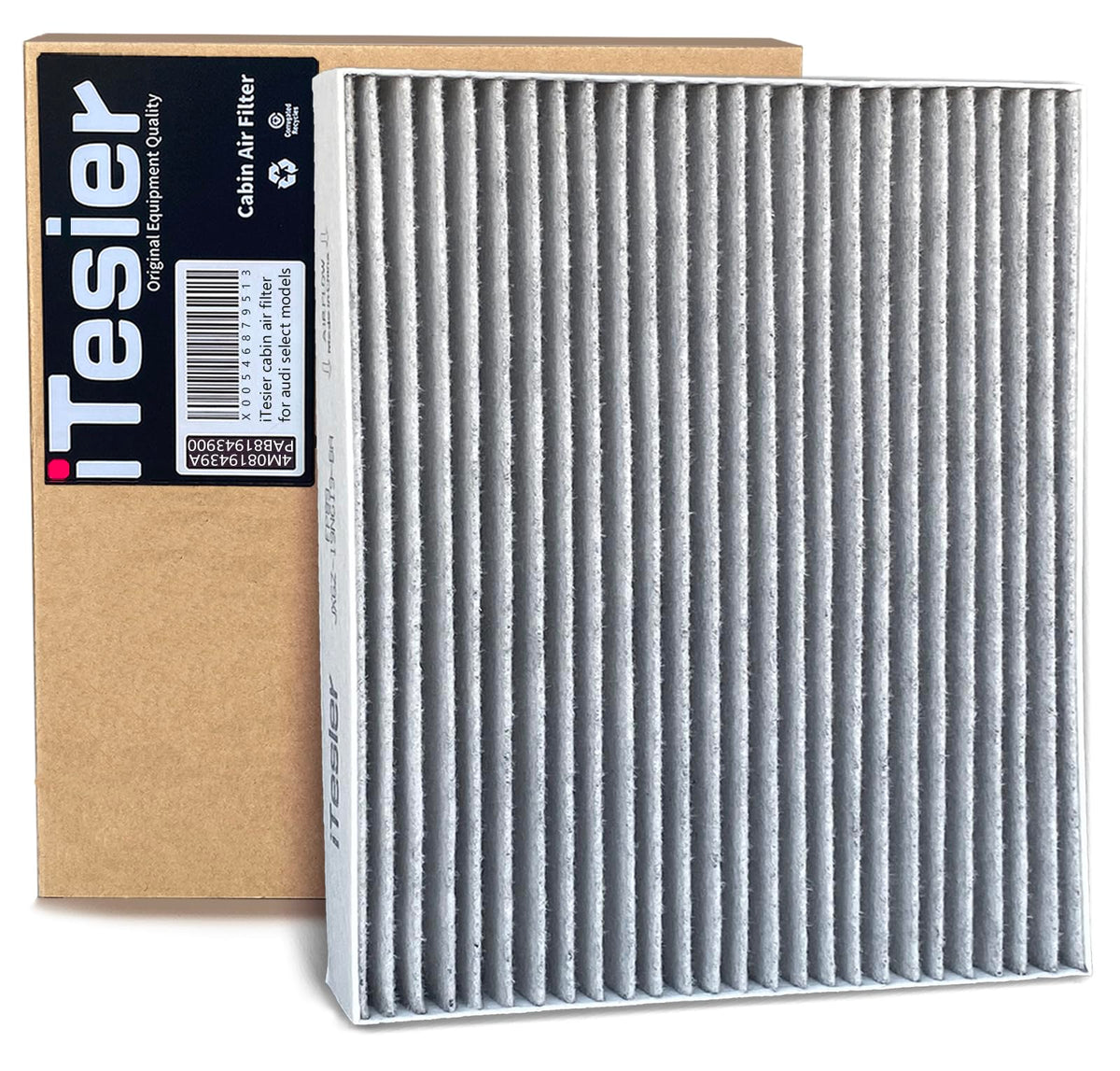 ITESIER filter material texture macro showing dense media for particle filtration