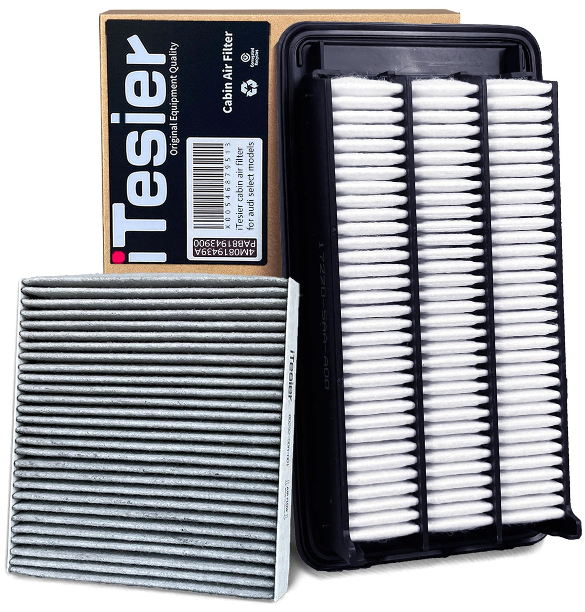 ITESIER front packaging showing kit contents and quick benefits