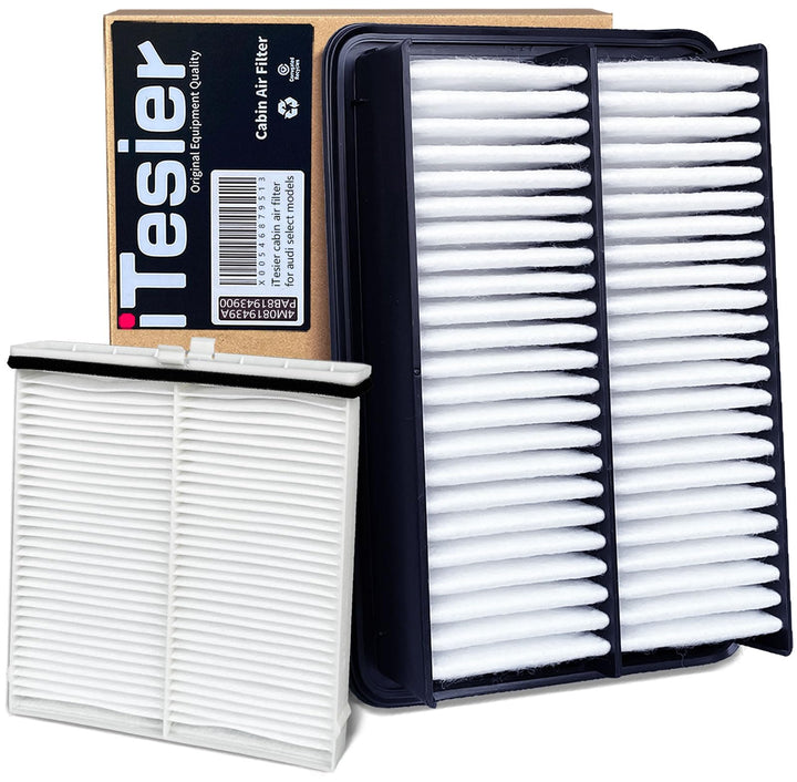ITESIER kit front packaging showing included engine and cabin filters and fitment convenience