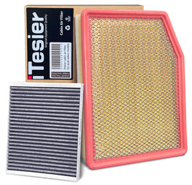 ITESIER lifestyle image with technician installing filters in Silverado demonstrating maintenance ease
