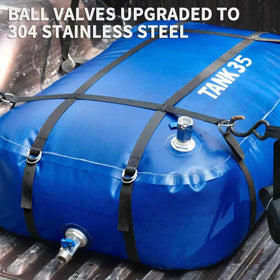 ITRAZ connected to RV fresh water system for convenient on-the-go supply
