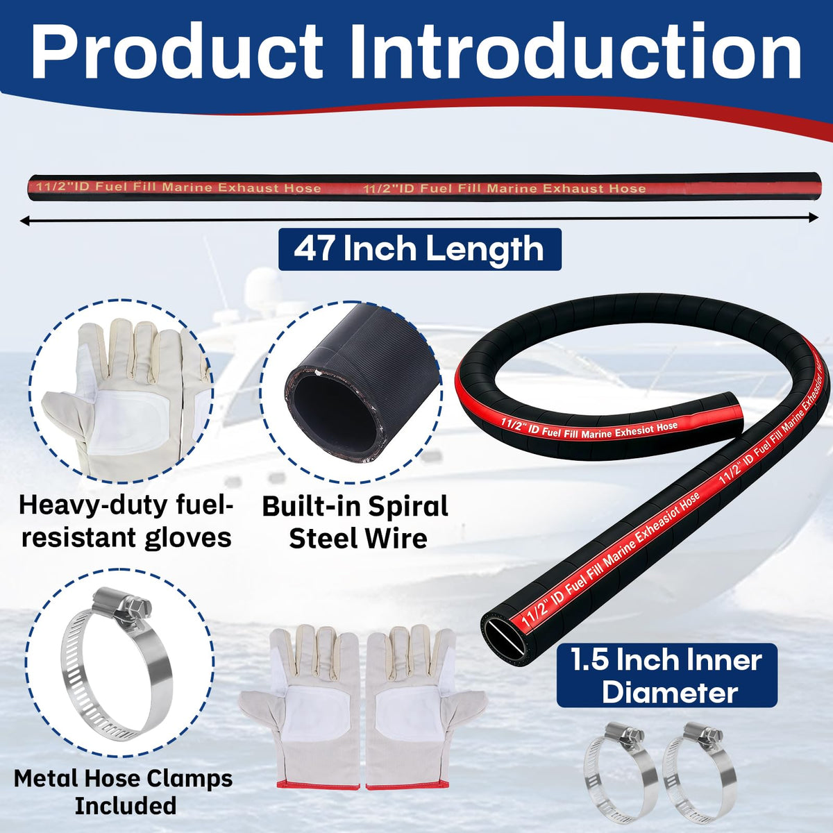 Itsall close-up spiral reinforcement displays anti-kink durability