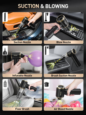 itutn blower mode clearing leaves or debris outdoors for versatile cleaning