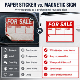 IUDER magnet attached to car trunk showing secure hold and road-ready use