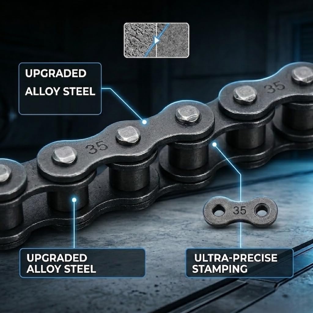 IUVWISN chain installed on ETM RTR Lite demonstrating correct fit