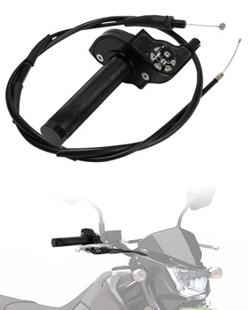 IUVWISN front view of throttle assembly showing compact CNC design and durable construction