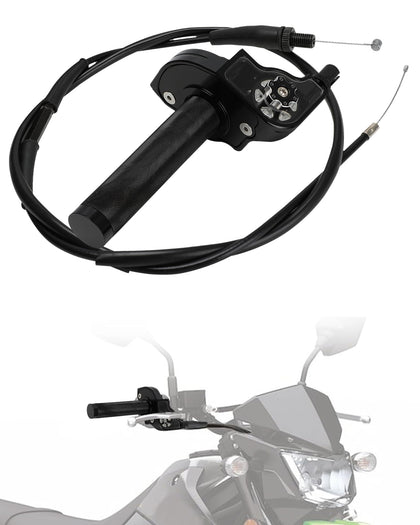 IUVWISN front view of throttle assembly showing compact CNC design and durable construction