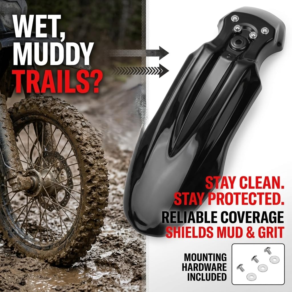 IUVWISN front fender front profile highlighting protective shape