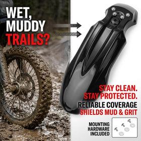 IUVWISN front fender front profile highlighting protective shape
