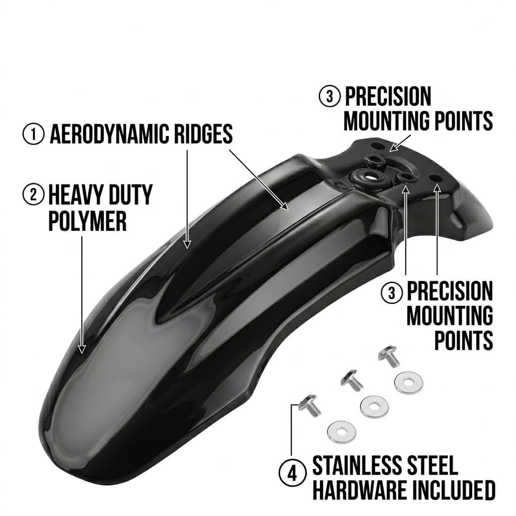 IUVWISN front fender surface texture and finish resisting fade
