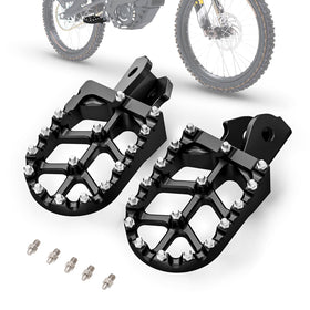 IUVWISN front view foot peg showing wider platform and improved stability