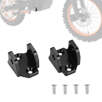 IUVWISN front view footpegs bracket showing fit and clean finish