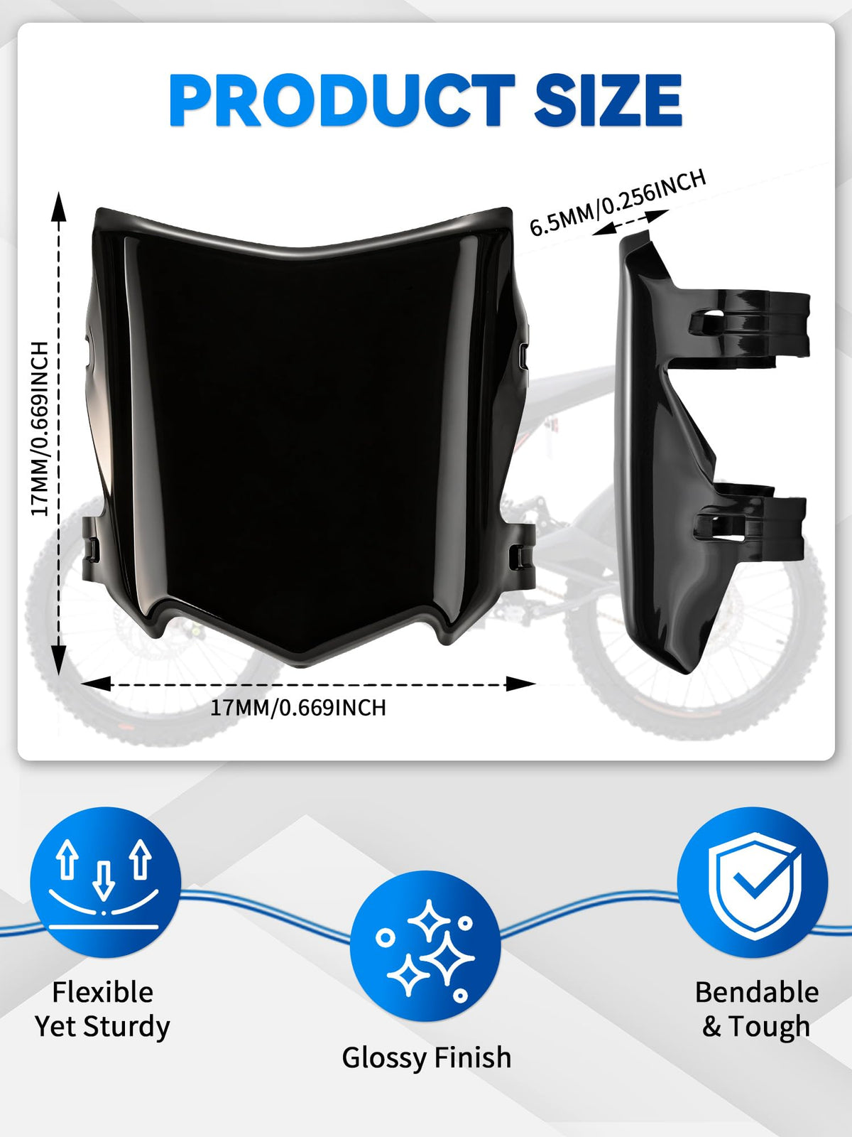 IUVWISN installed on Surron LBX demonstrating neat wiring concealment