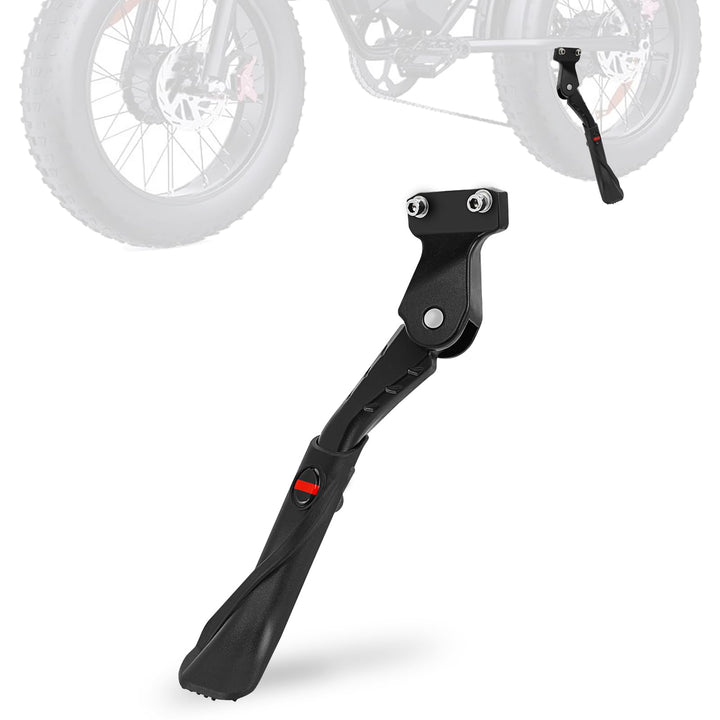 IUVWISN kickstand front view showing sturdy profile and balance benefit