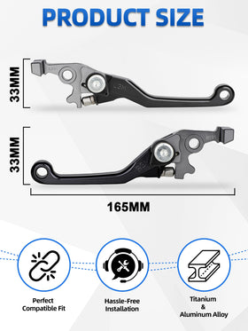 IUVWISN levers beside ruler to show size and lightweight advantage