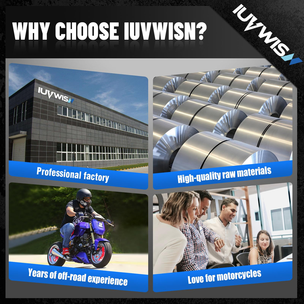 IUVWISN peg on dirt bike in trail setting enhancing rider control