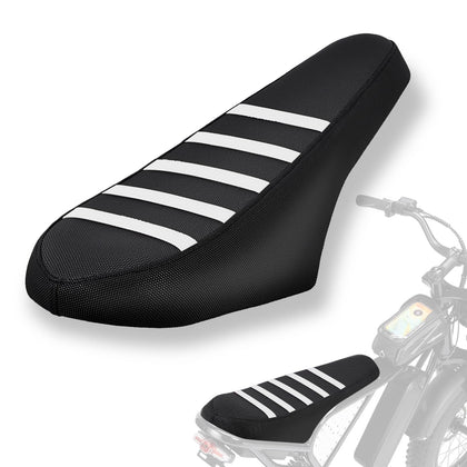 IUVWISN white seat cover front view showing clean sport styling and improved appearance