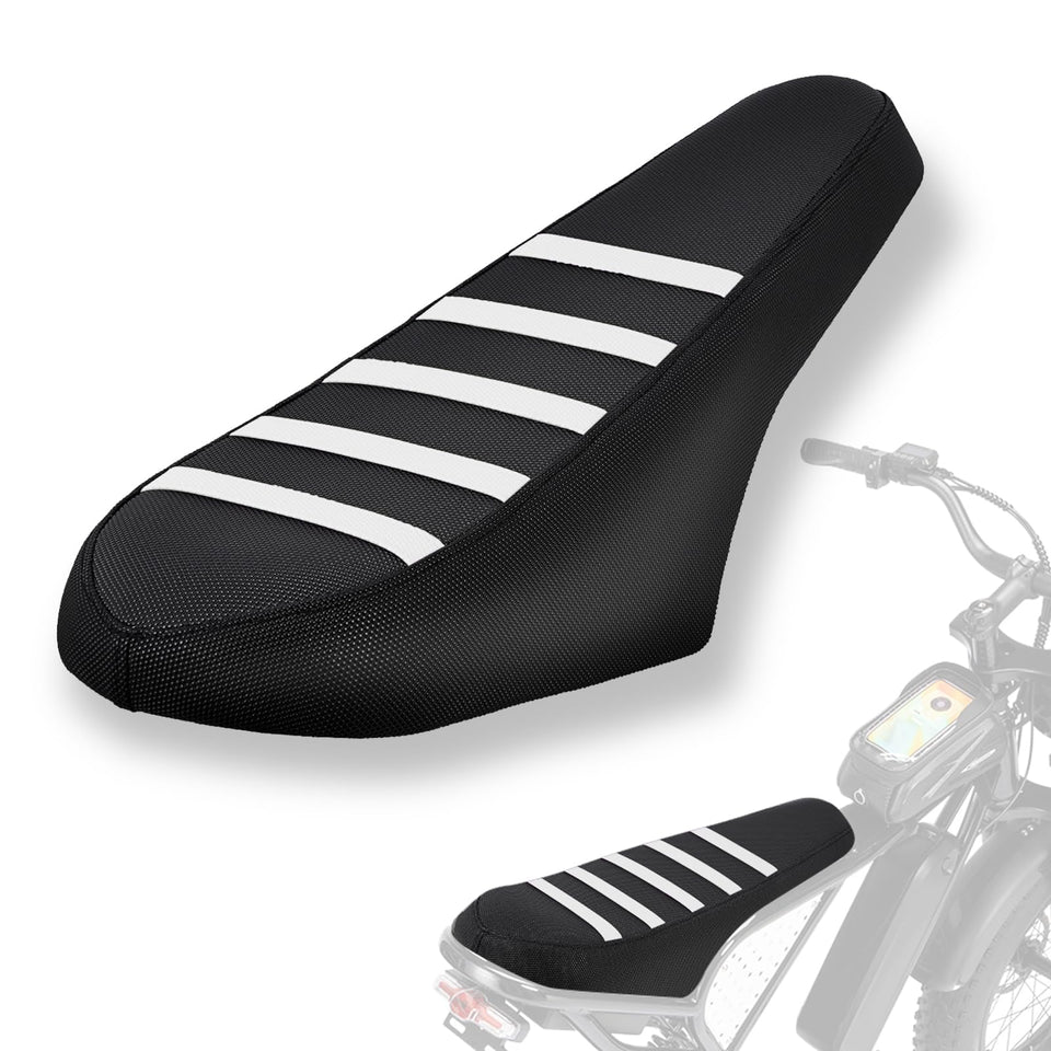 IUVWISN white seat cover front view showing clean sport styling and improved appearance