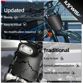 IUVWISN side curved profile closeup protecting cables from debris benefit