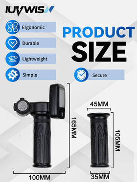 IUVWISN next to ruler showing compact size and lightweight benefit