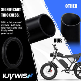 IUVWISN folded tube beside hand for size scale and easy storage convenience