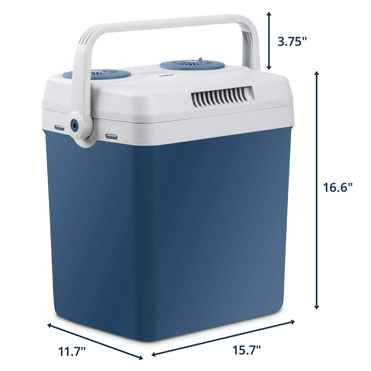 Ivation lid seal detail showing airtight design for temperature retention benefit