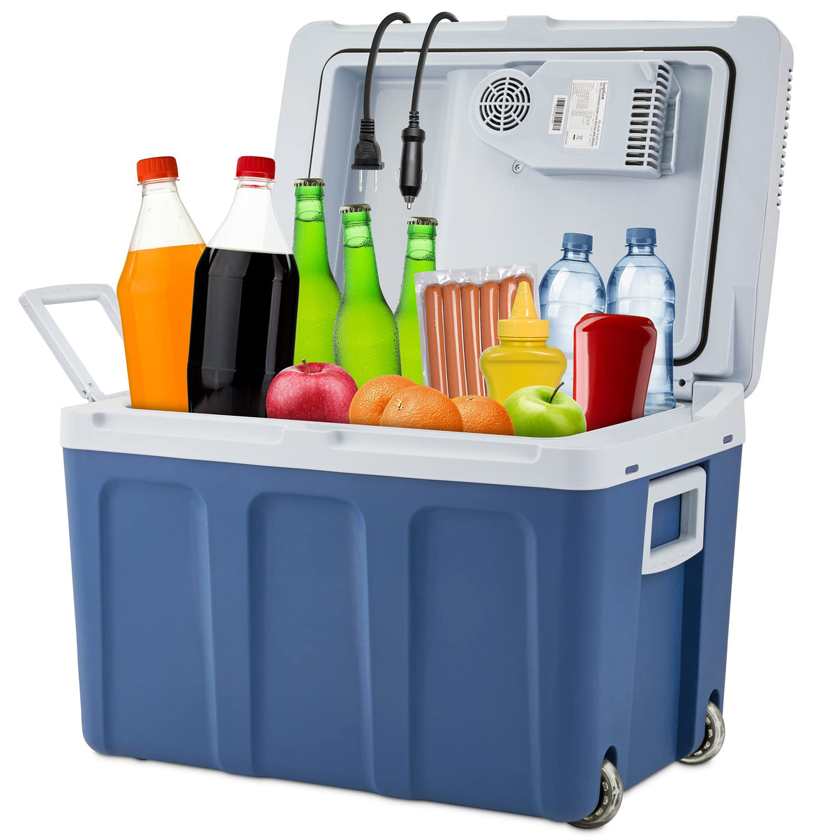 Ivation cooler in tailgate lifestyle setting illustrating versatile outdoor use