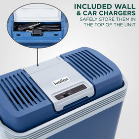 Ivation textured interior seal closeup for easy cleaning and secure closure