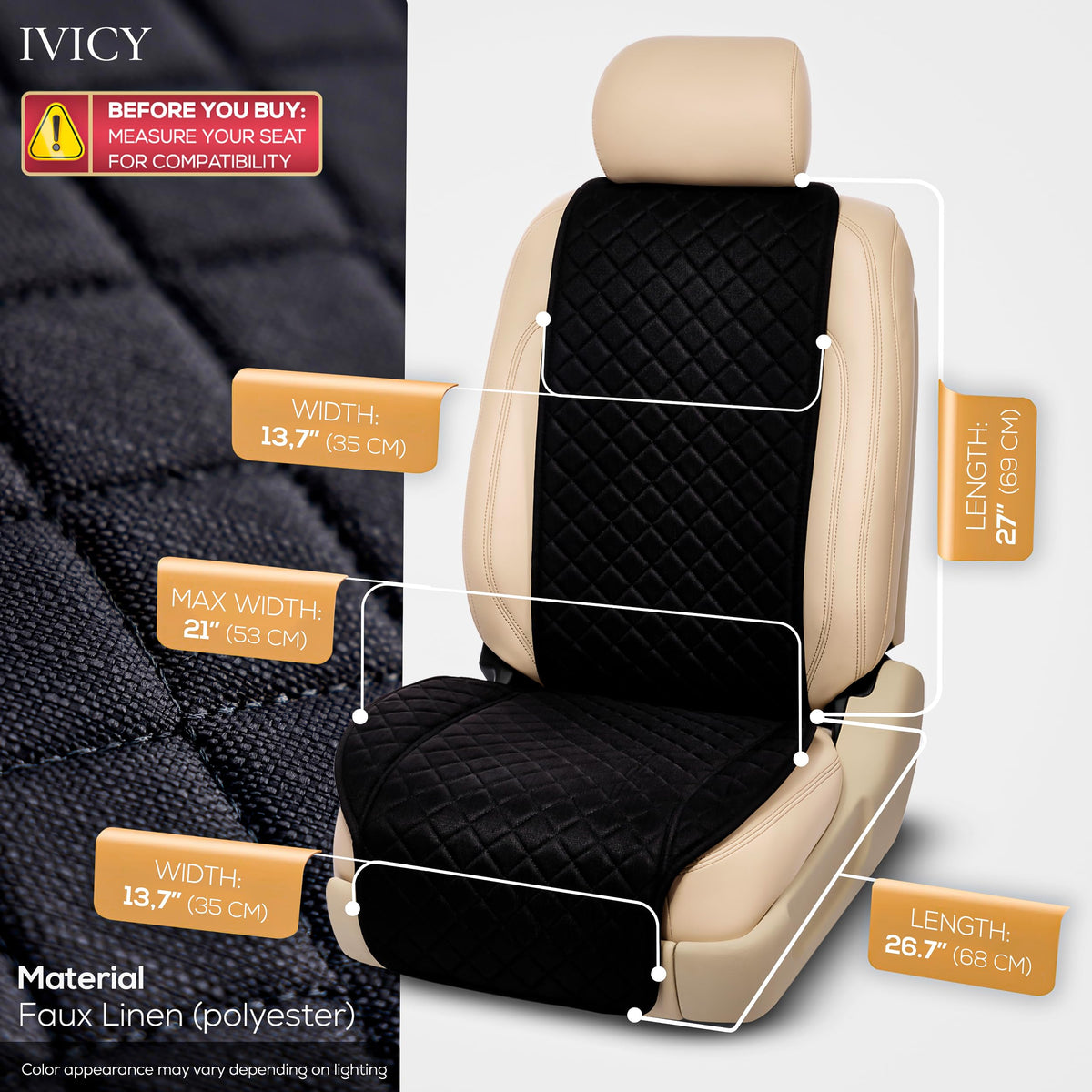 IVICY installed driver side showing secure fit and neat look