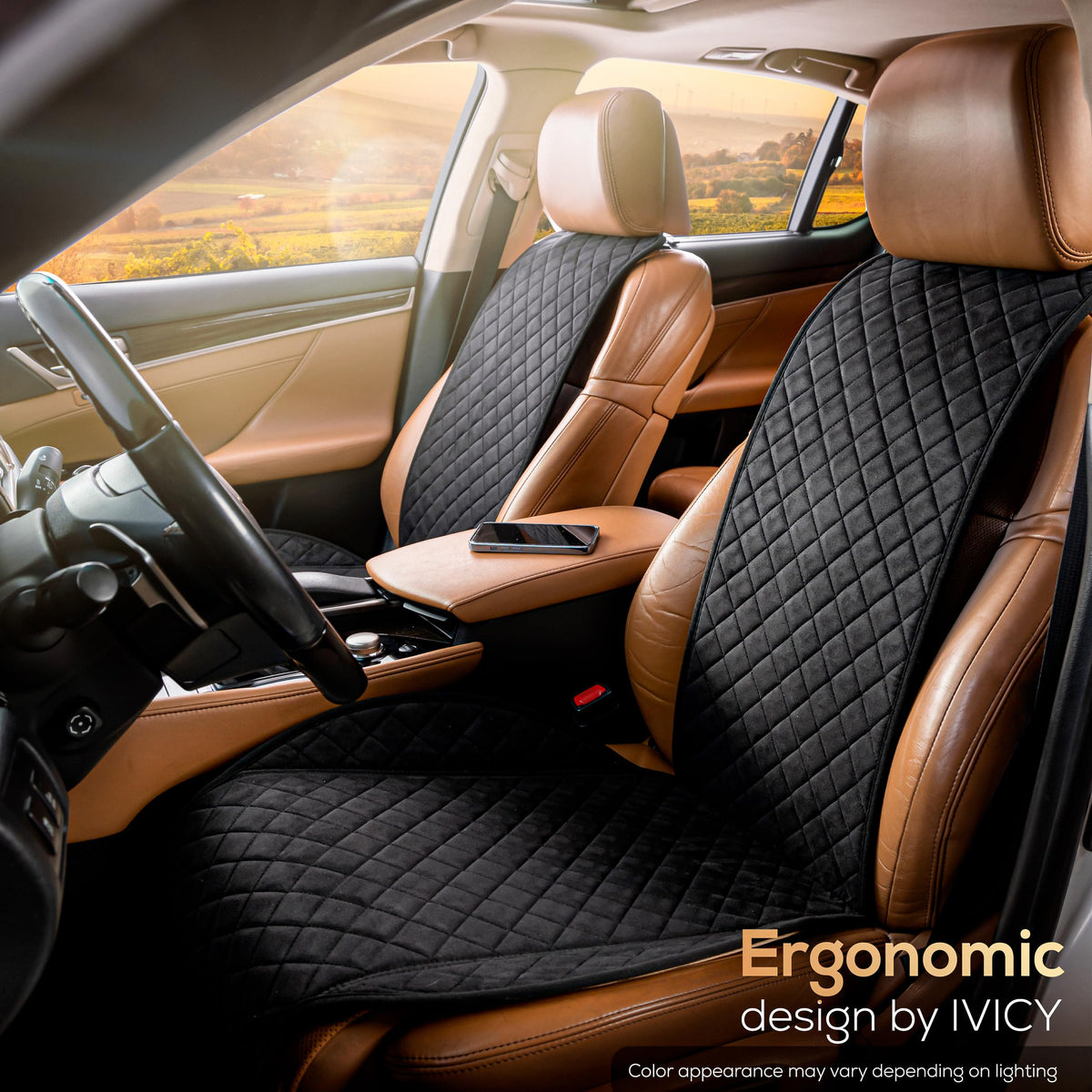 IVICY lifestyle driving interior showing upgraded look and comfort