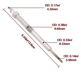 IVONNEY glow plugs held in hand to show size and easy replacement benefit