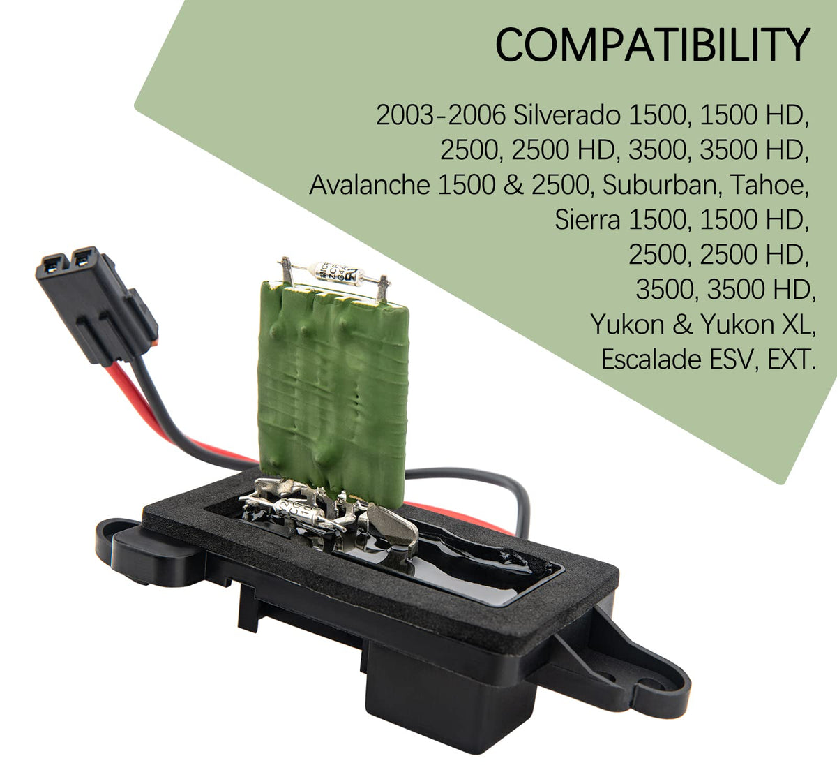 IVONNEY resistor installed under dash demonstrating simple access and quick repair
