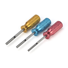 IWISS iCrimp front view of three-piece DT-series kit for easy identification