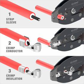 IWISS ergonomic PP+TPR handle detail for comfortable, non‑slip grip during long jobs