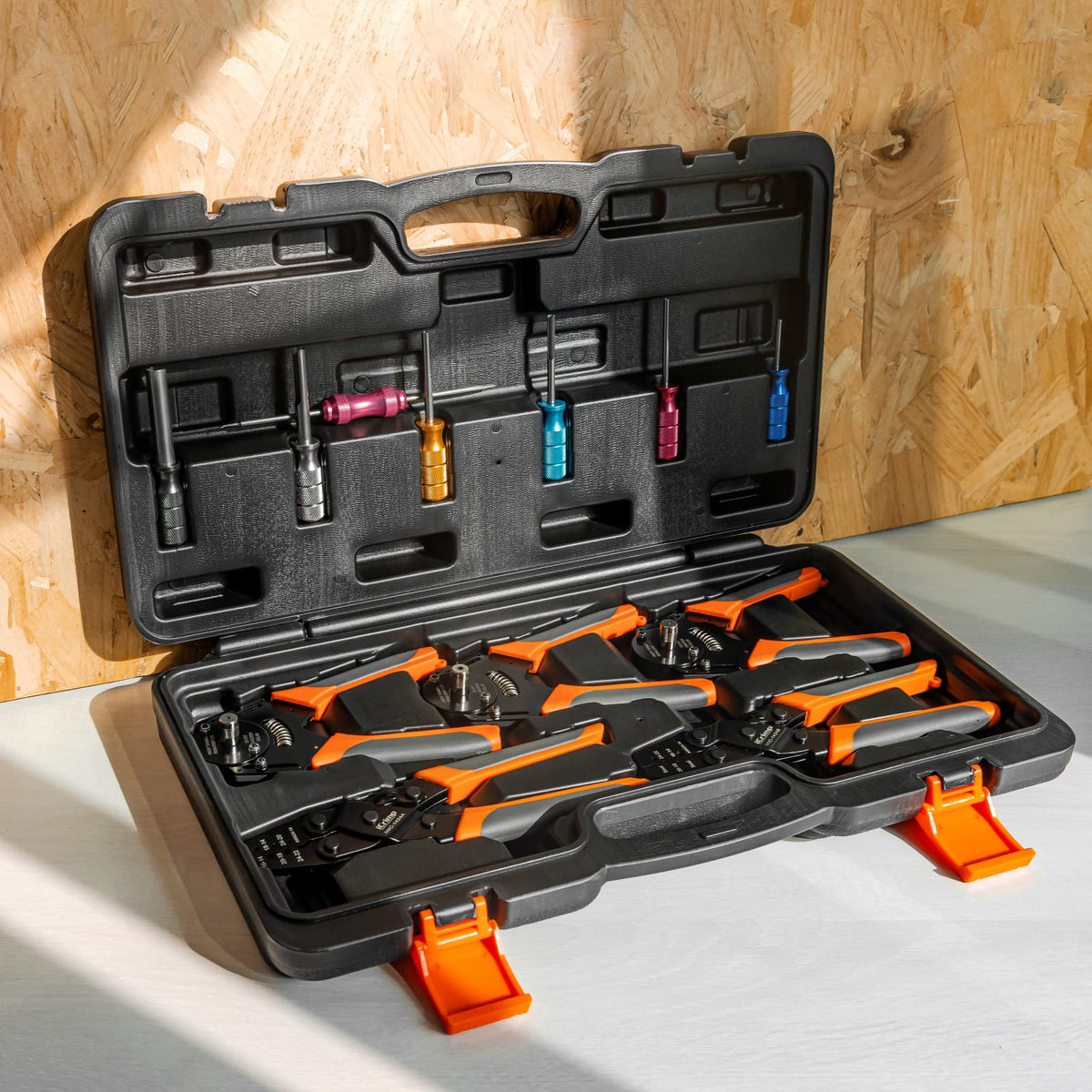 IWISS in-vehicle harness repair showing the kit used for safe connector maintenance