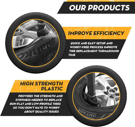 IWIWE duck head contacting alloy wheel edge, prevents metal-to-wheel damage