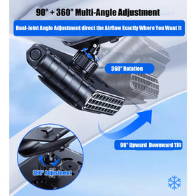 IXPIUZB joint close-up illustrating 90° tilt and 360° rotation flexibility
