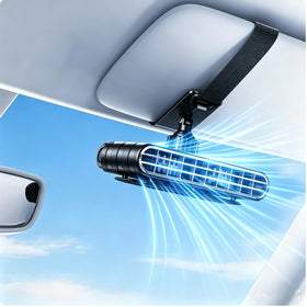 IXPIUZB front view showing compact fan and unobstructed windshield benefit