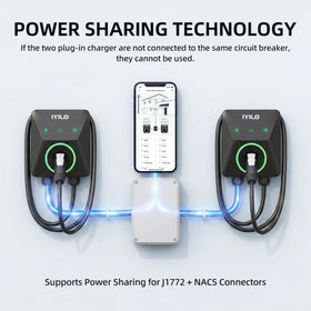 IYILO energy meter compatibility graphic illustrating dynamic load balancing
