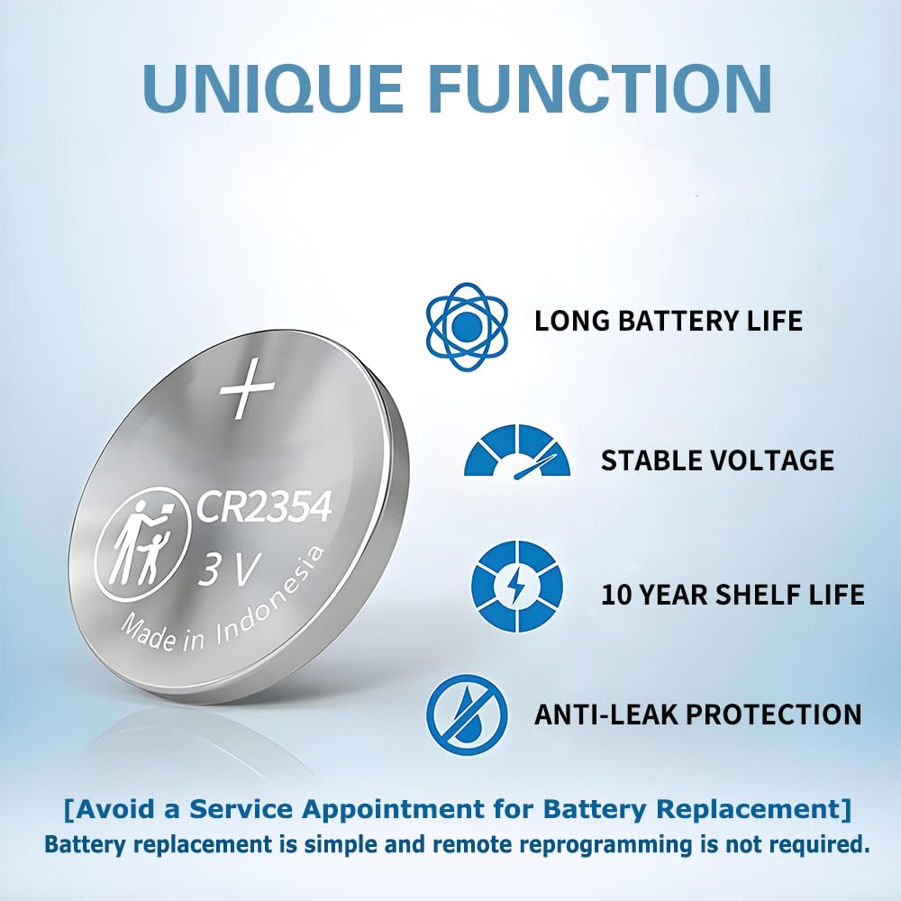 IYUKETROR battery installed inside Tesla Model X key fob demonstrating restored function