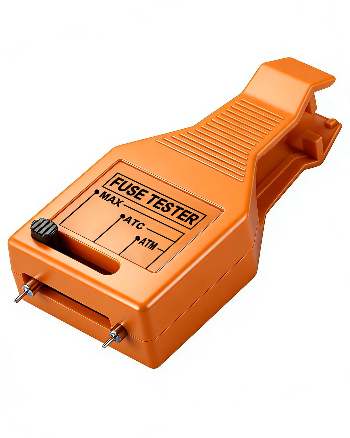 IZTOSS adjustable probe close-up showing multi-size fuse contact versatility