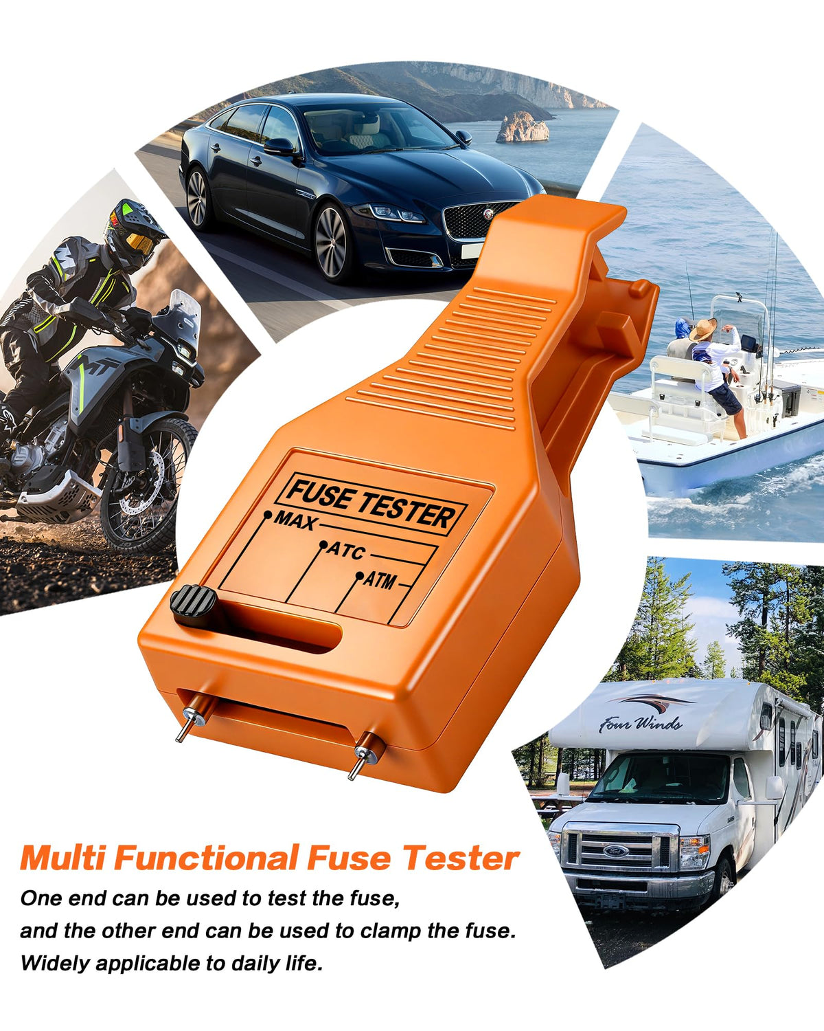 IZTOSS tester in vehicle glovebox showing on-the-road readiness benefit