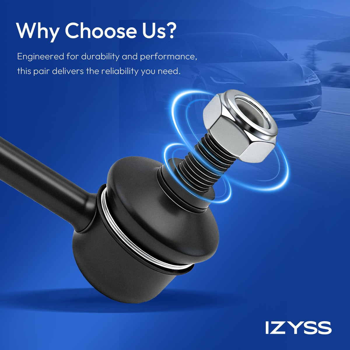 IZYSS side profile of assembled link demonstrating correct shape