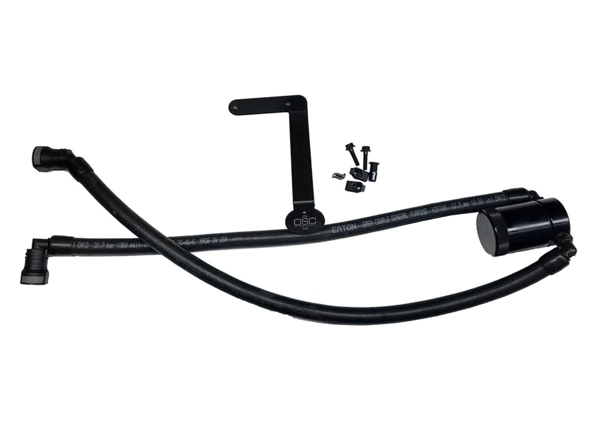 J&L Oil Separator passenger-side front view showing compact OEM fit and durability