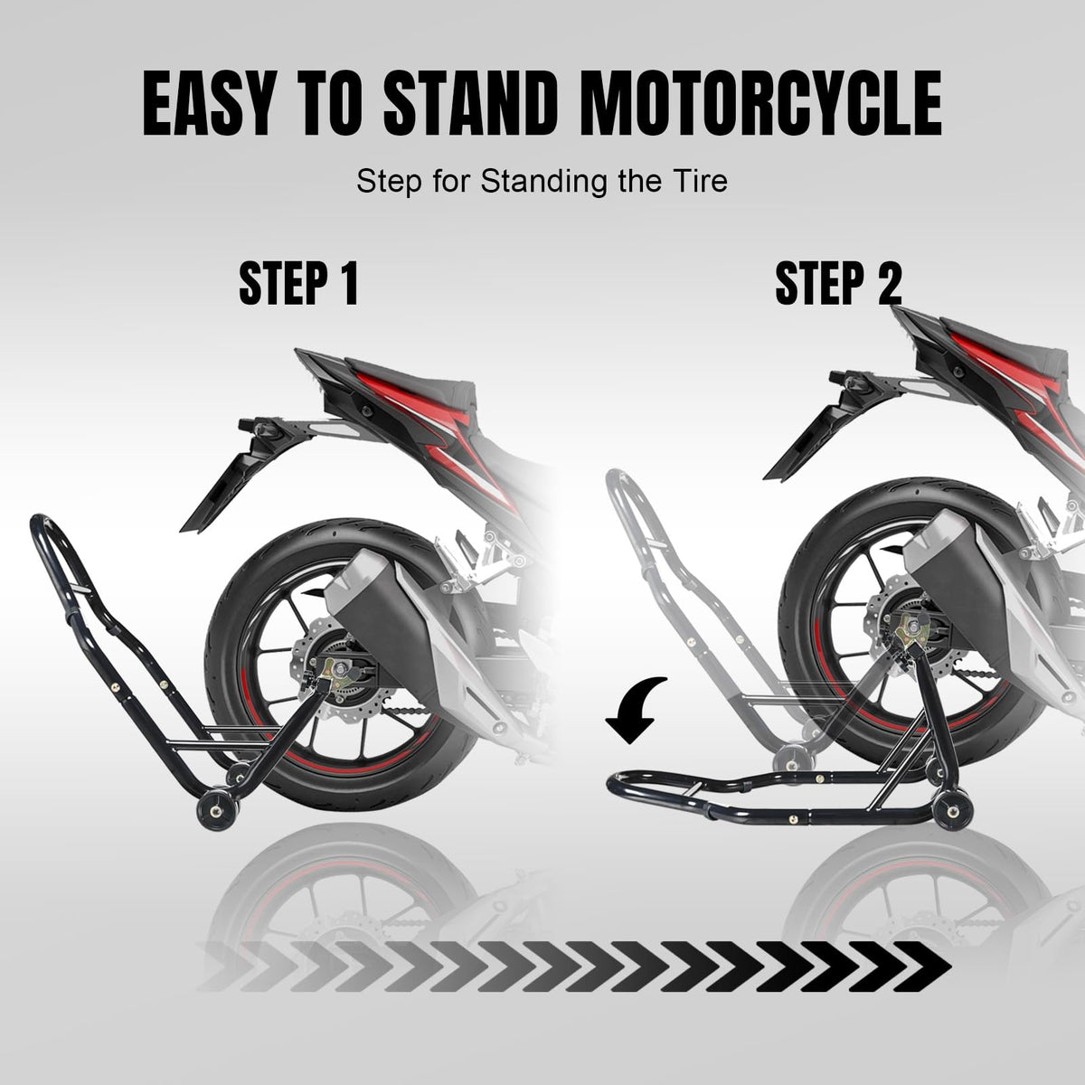 Jack Boss caster wheel detail showing smooth mobility benefit