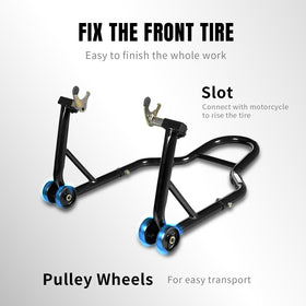 Jack Boss caster wheels detail showing smooth mobility and stable repositioning